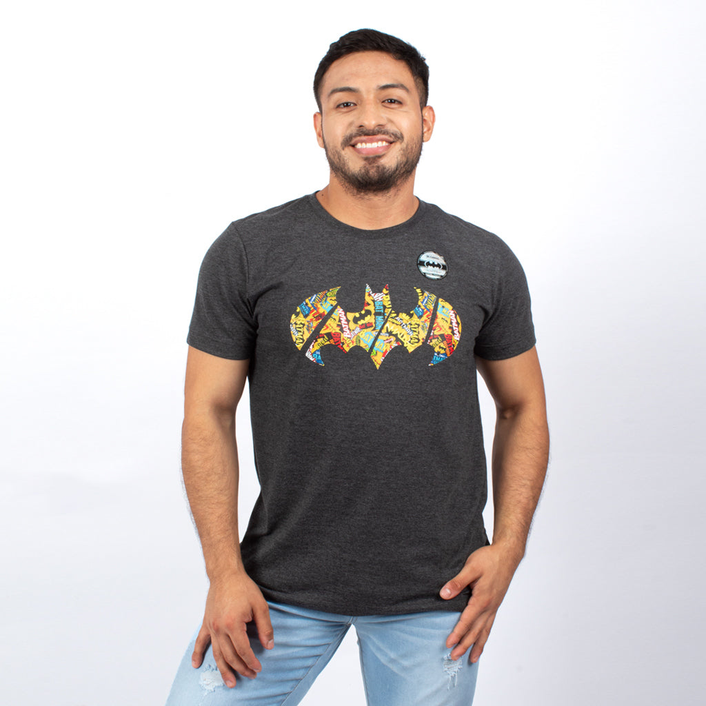 Polo Batman Jersey Manga Corta Hombre