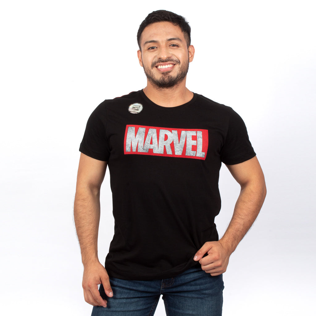 Polo Marvel Jersey Manga Corta Hombre