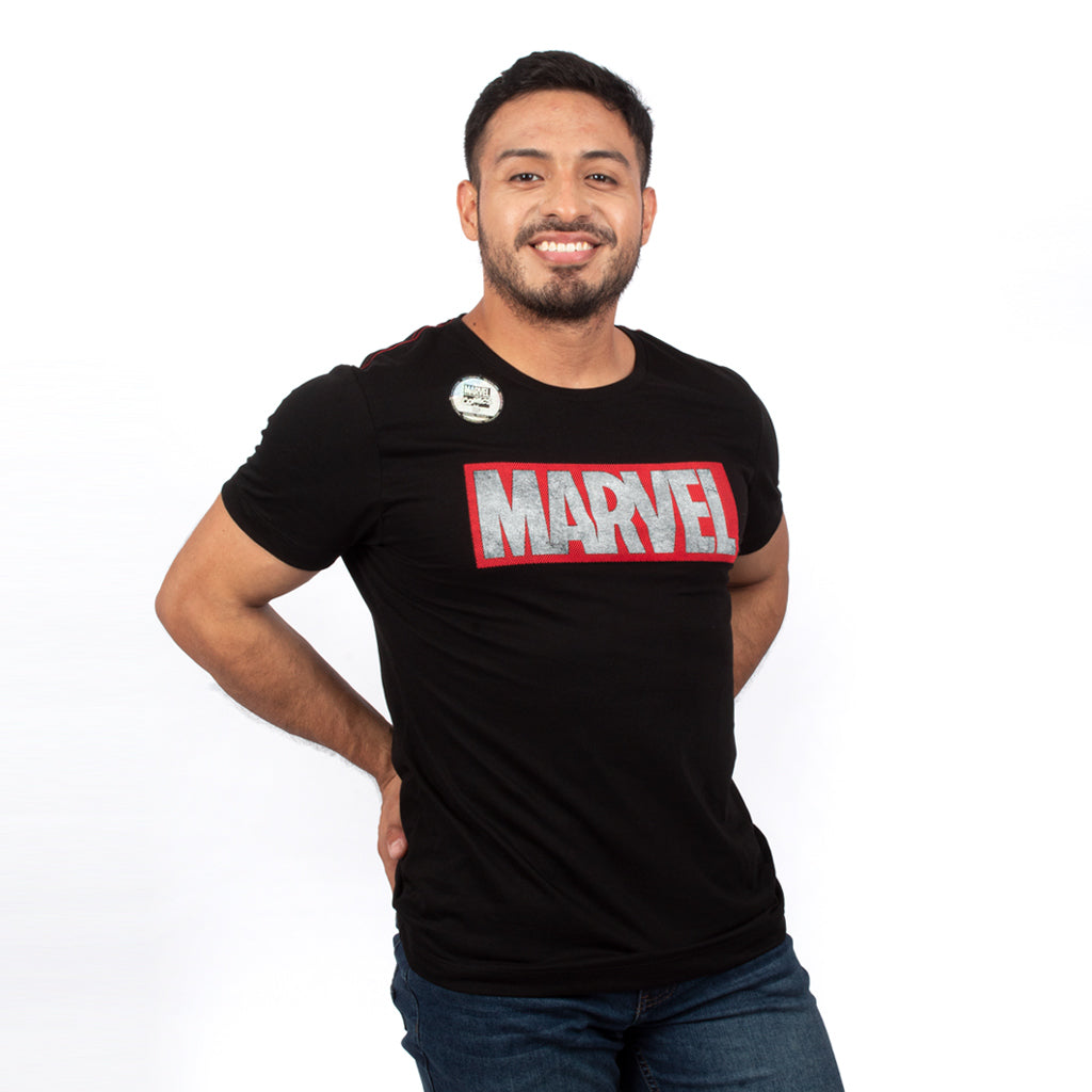 Polo Marvel Jersey Manga Corta Hombre