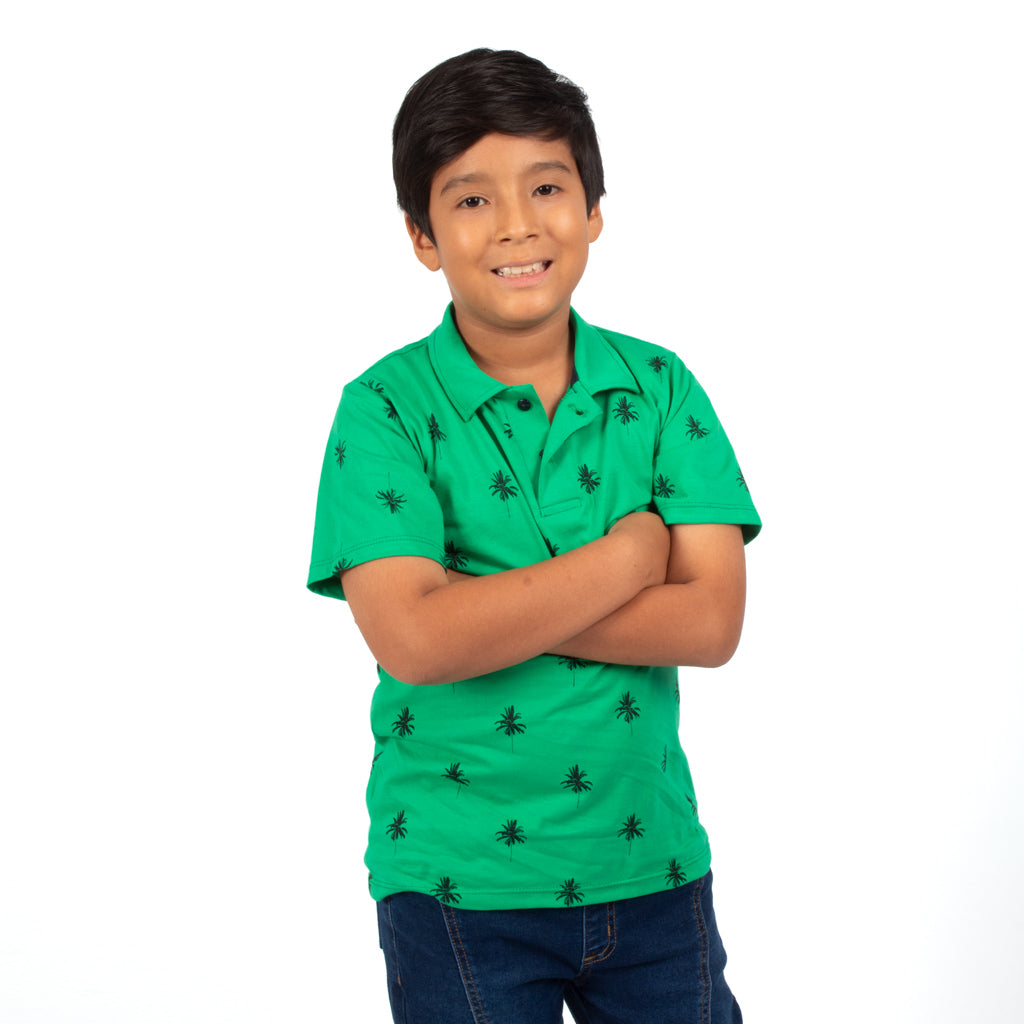 ¡NUEVO! - Polo Best Boy Jersey Manga Corta Cuello Camisero Niño