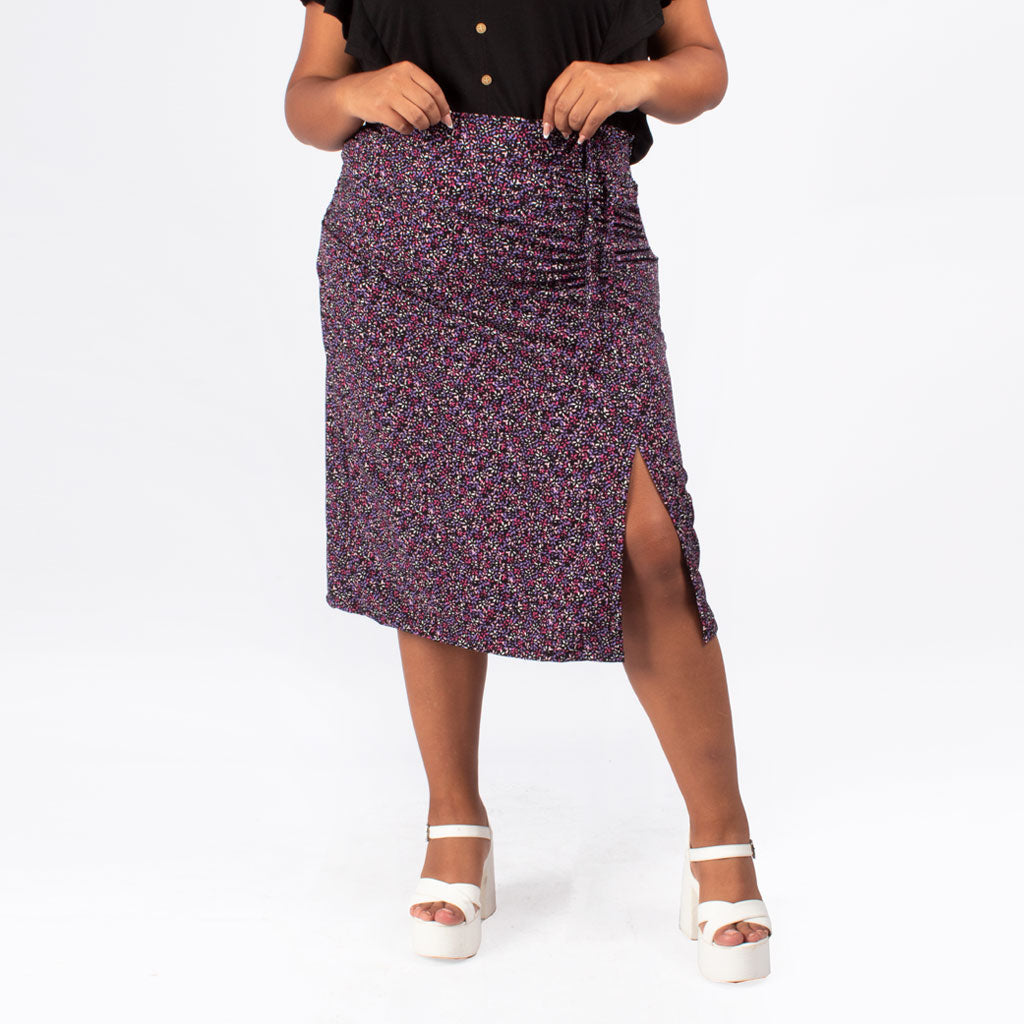 Falda Magnolia Rayon Estampado Mujer
