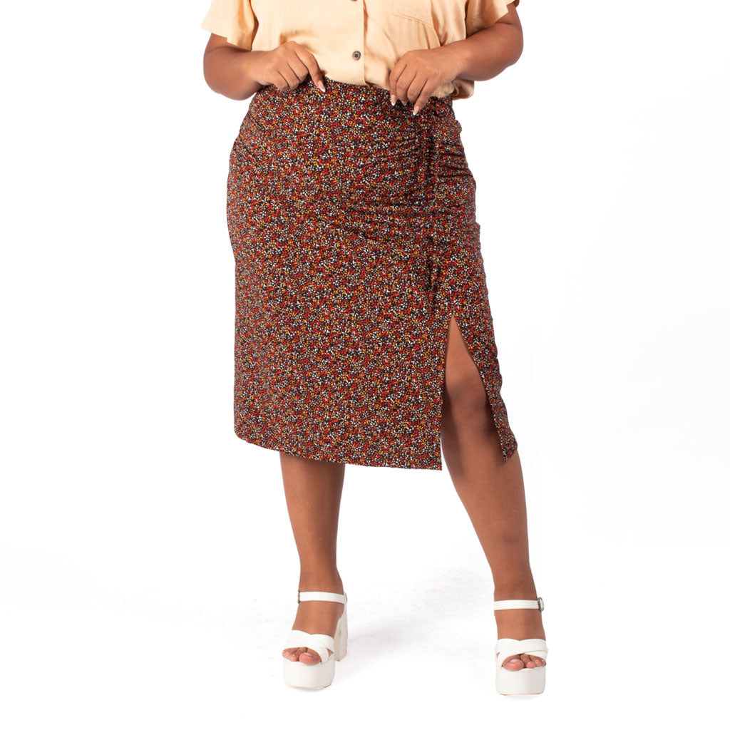 Falda Magnolia Rayon Estampado Mujer