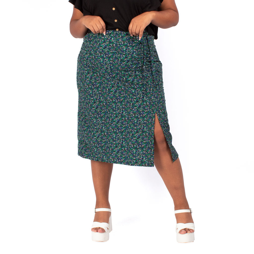 Falda Magnolia Rayon Estampado Mujer