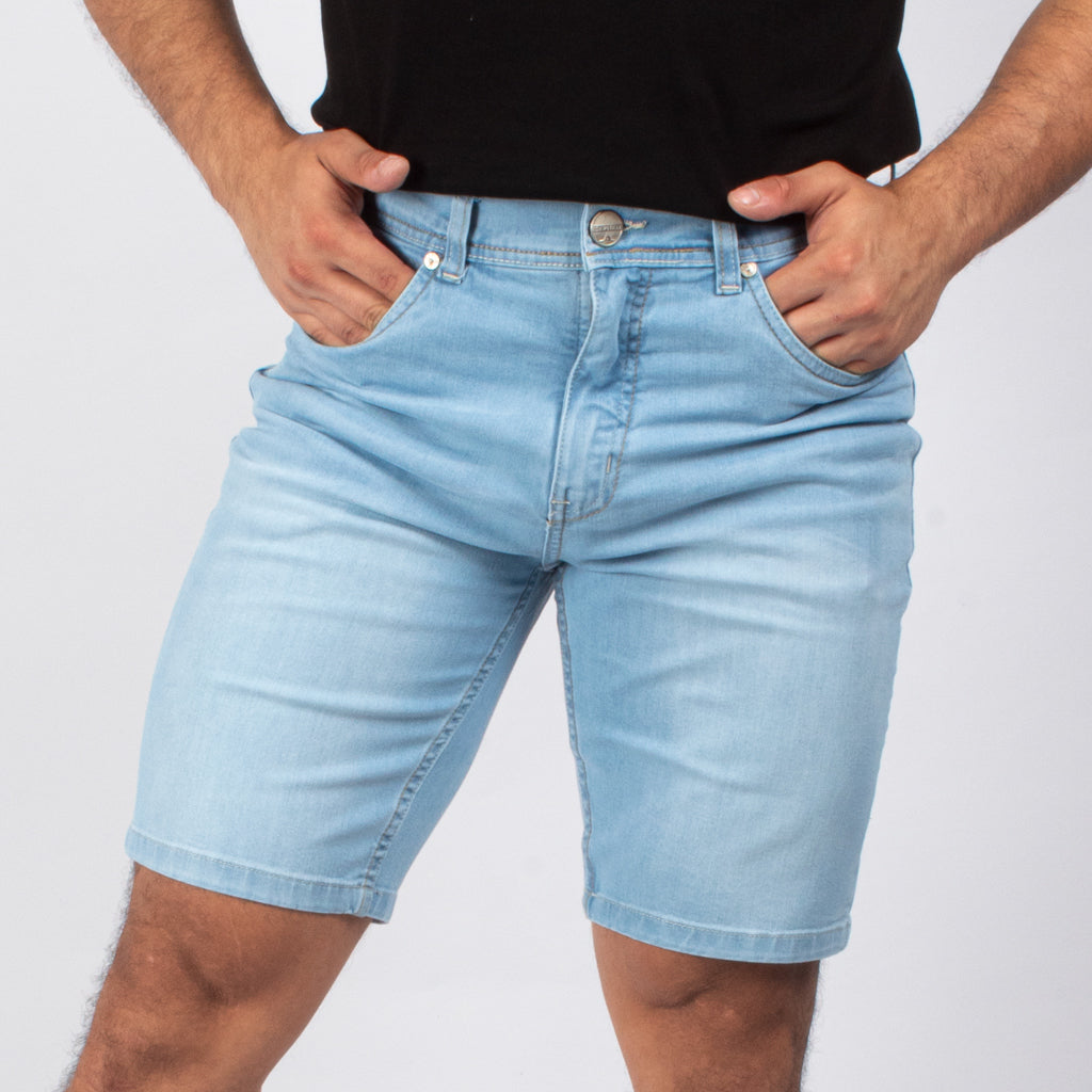 Bermuda Capitan Jeans Denim Confort Hombre