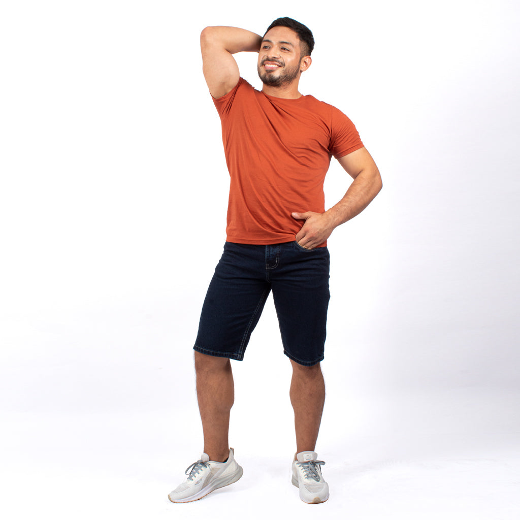 Bermuda Jordache Denim Rigido Hombre