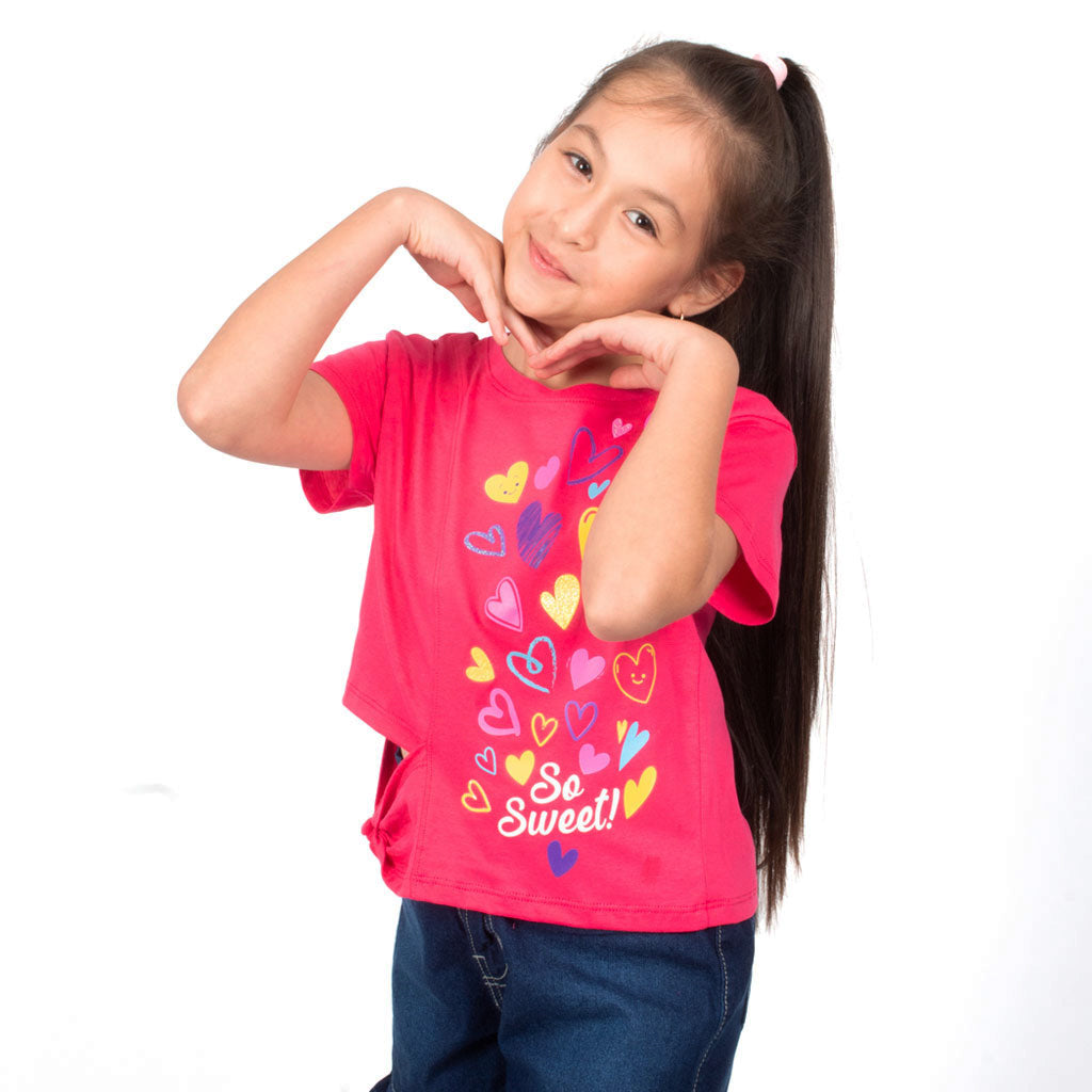 ¡NUEVO! - Polo Essie Jersey Manga Corta Niña