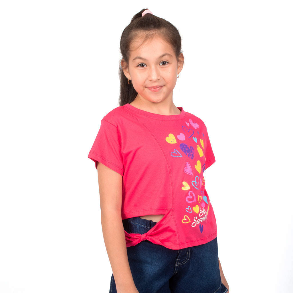 ¡NUEVO! - Polo Essie Jersey Manga Corta Niña