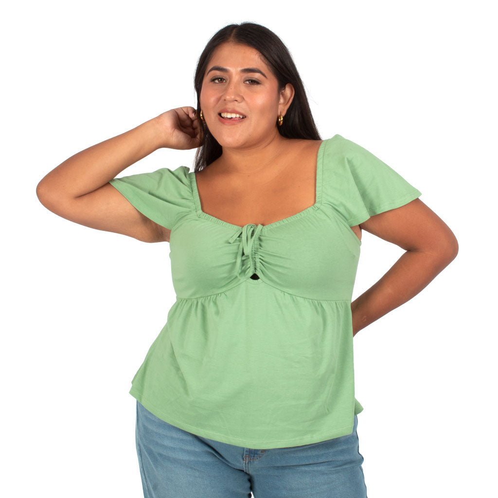 Polo Magnolia Jersey Manga Corta Mujer