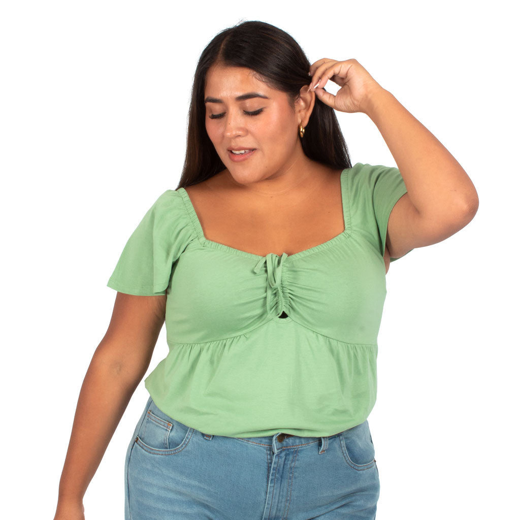 Polo Magnolia Jersey Manga Corta Mujer