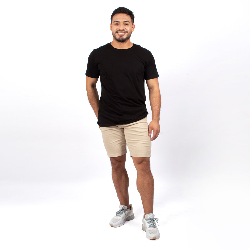 Bermuda Capitan Jeans Drill Confort Hombre