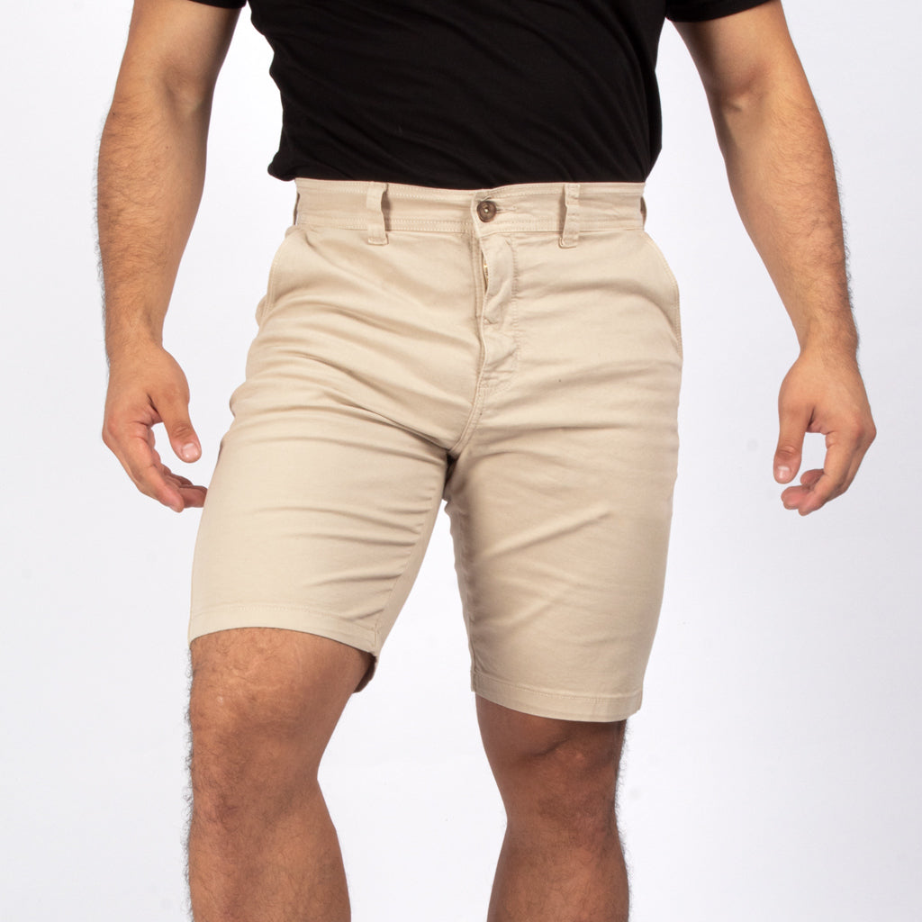 Bermuda Capitan Jeans Drill Confort Hombre