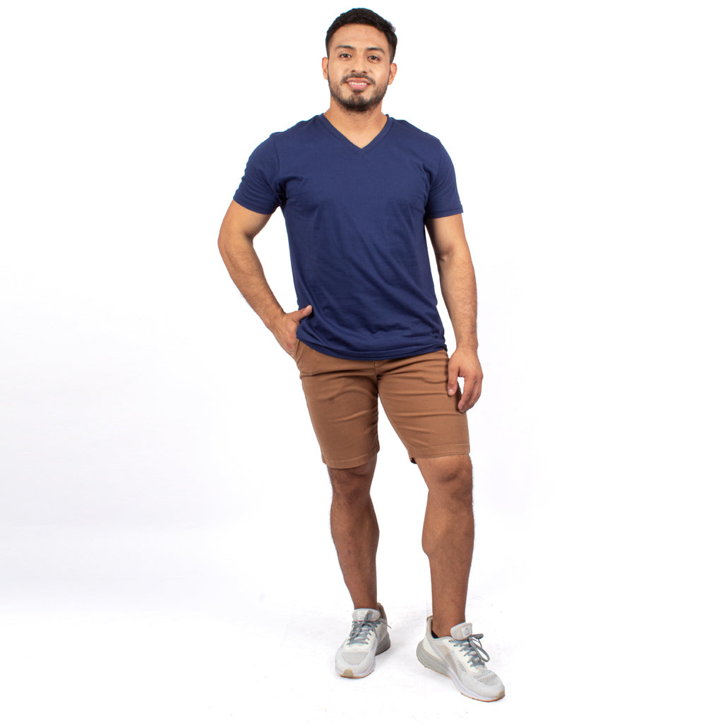 Bermuda Capitan Jeans Drill Confort Hombre