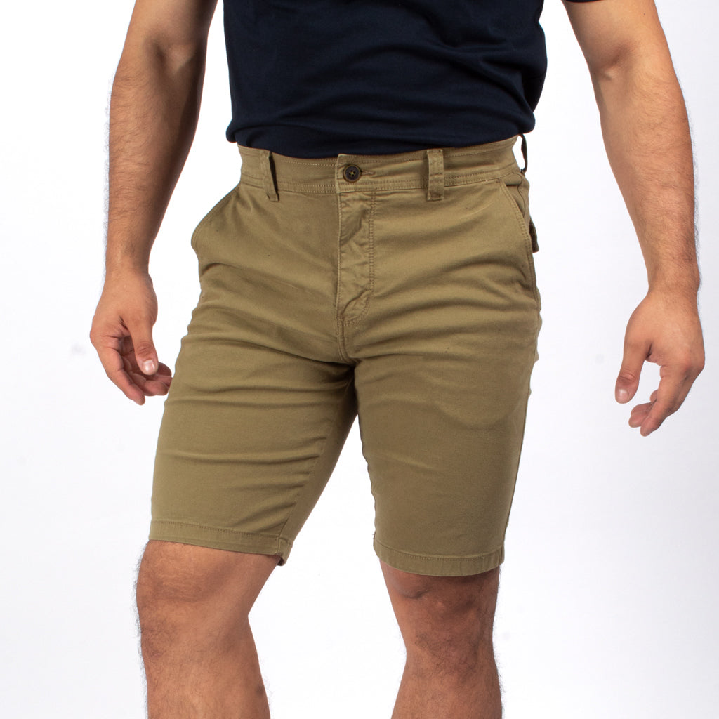 Bermuda Capitan Jeans Drill Confort Hombre