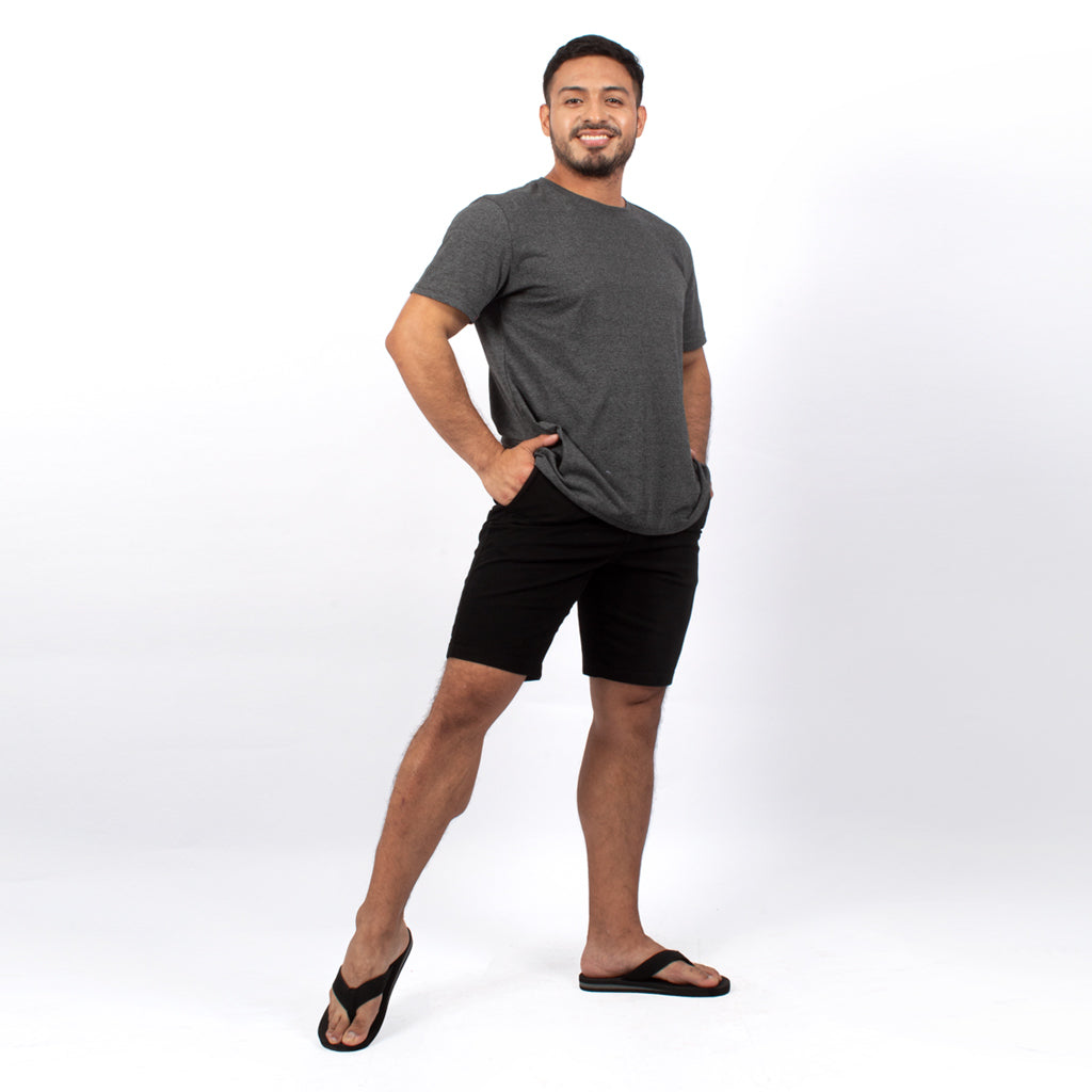 Bermuda Capitan Jeans Drill Confort Hombre