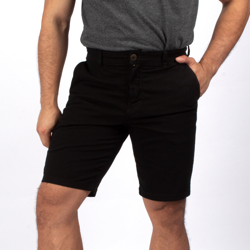 Bermuda Capitan Jeans Drill Confort Hombre