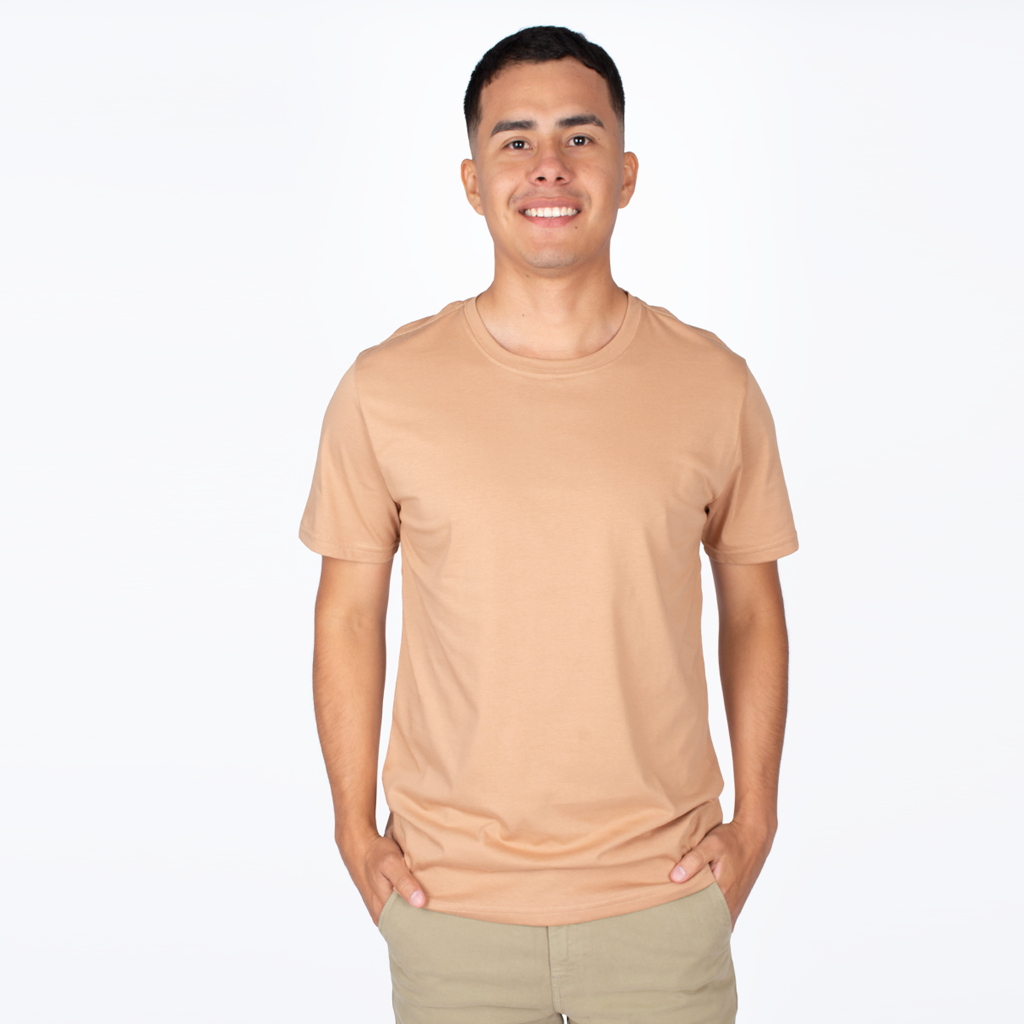 Polo Básico Hilo Negro Jersey Manga Corta Hombre
