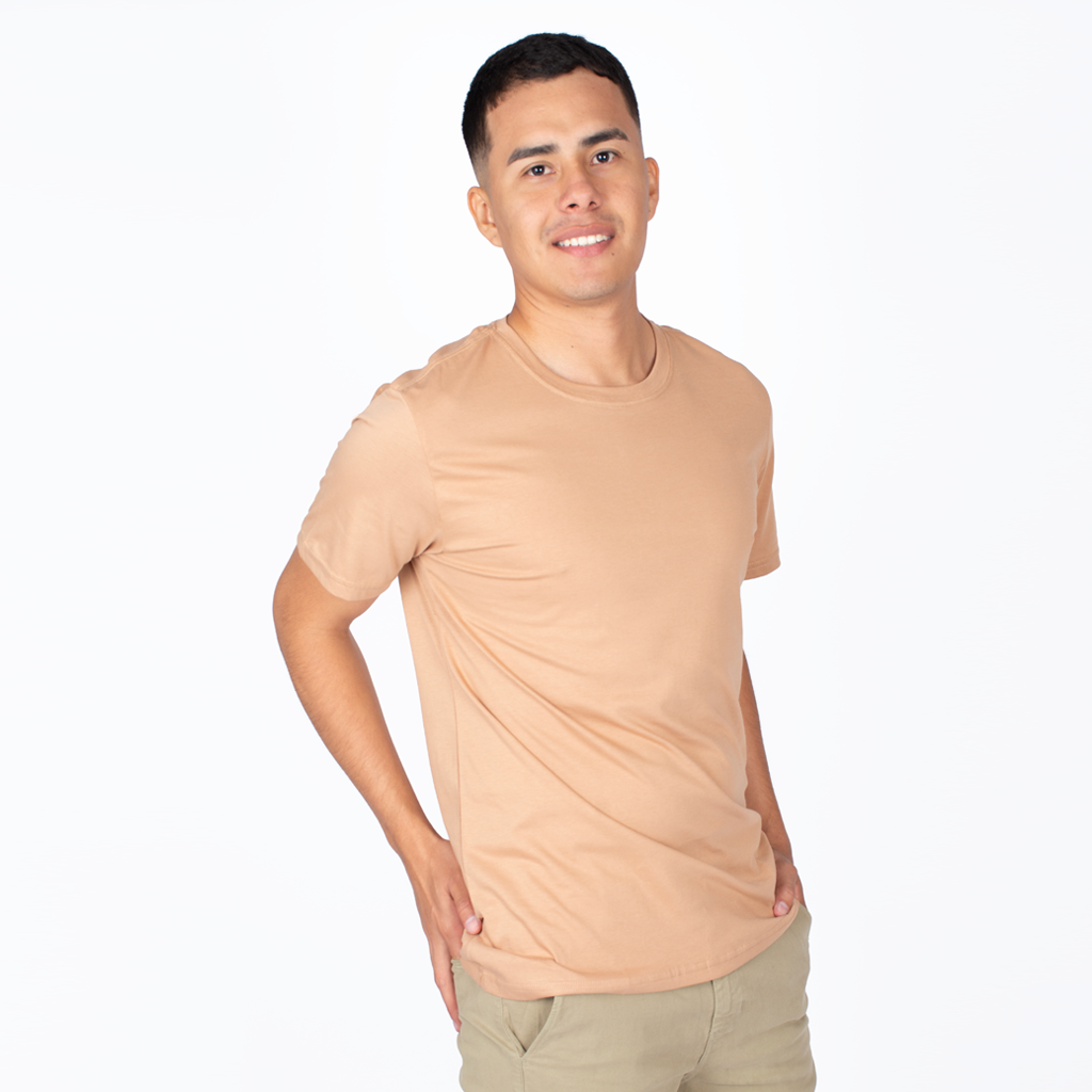 Polo Básico Hilo Negro Jersey Manga Corta Hombre