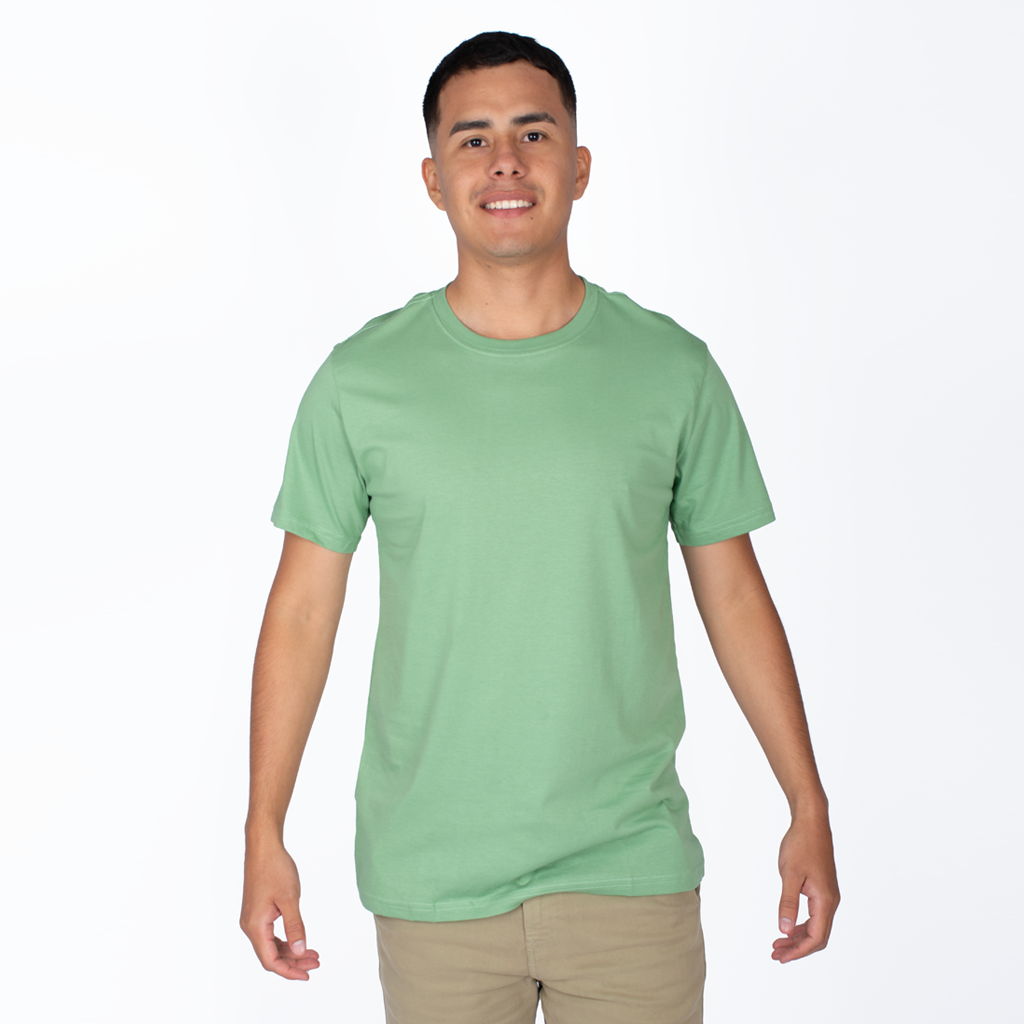 Polo Básico Hilo Negro Jersey Manga Corta Hombre