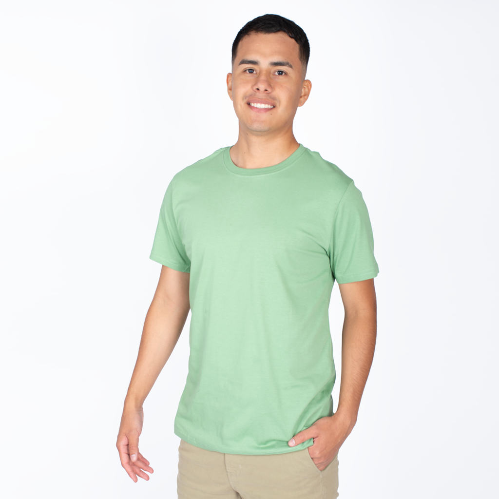 Polo Básico Hilo Negro Jersey Manga Corta Hombre