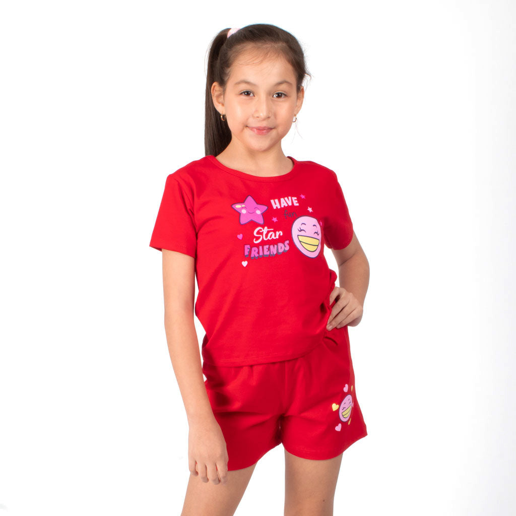 ¡NUEVO! - Conjunto 2 Piezas Jersey Manga Corta Niña