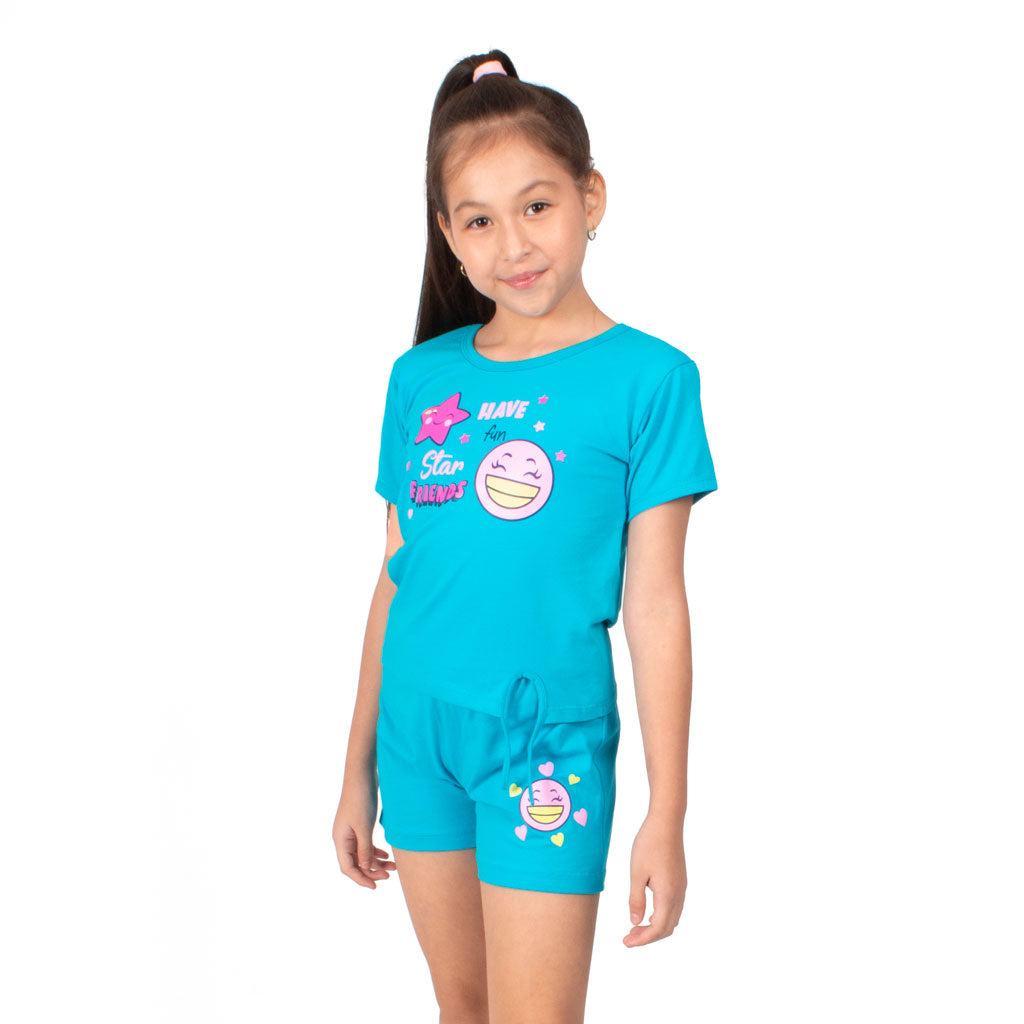 ¡NUEVO! - Conjunto 2 Piezas Jersey Manga Corta Niña