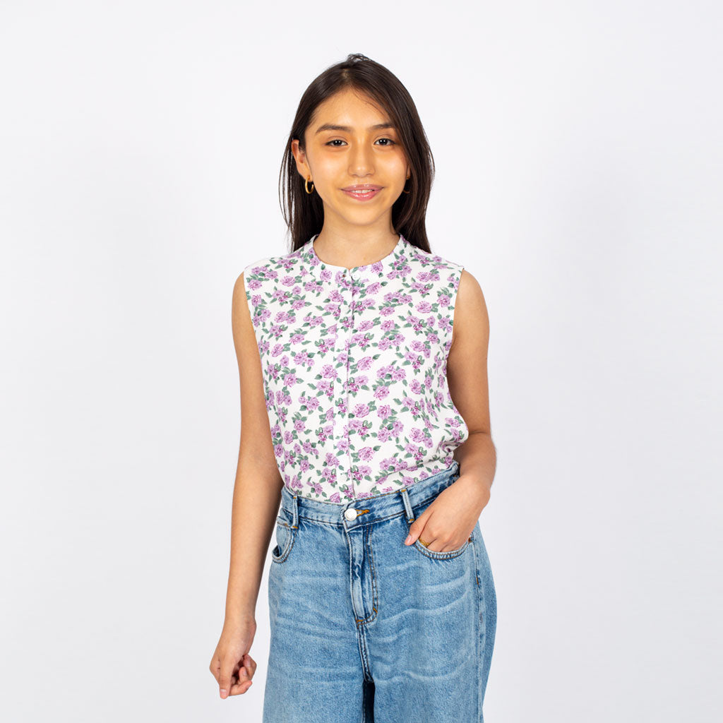 Blusa Essie Challis Manga Cero Niña