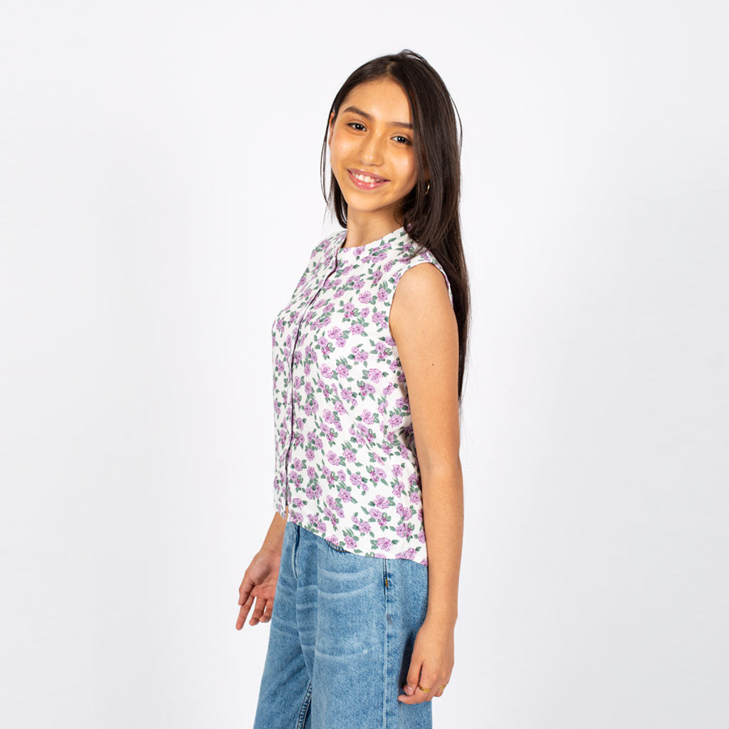 Blusa Essie Challis Manga Cero Niña