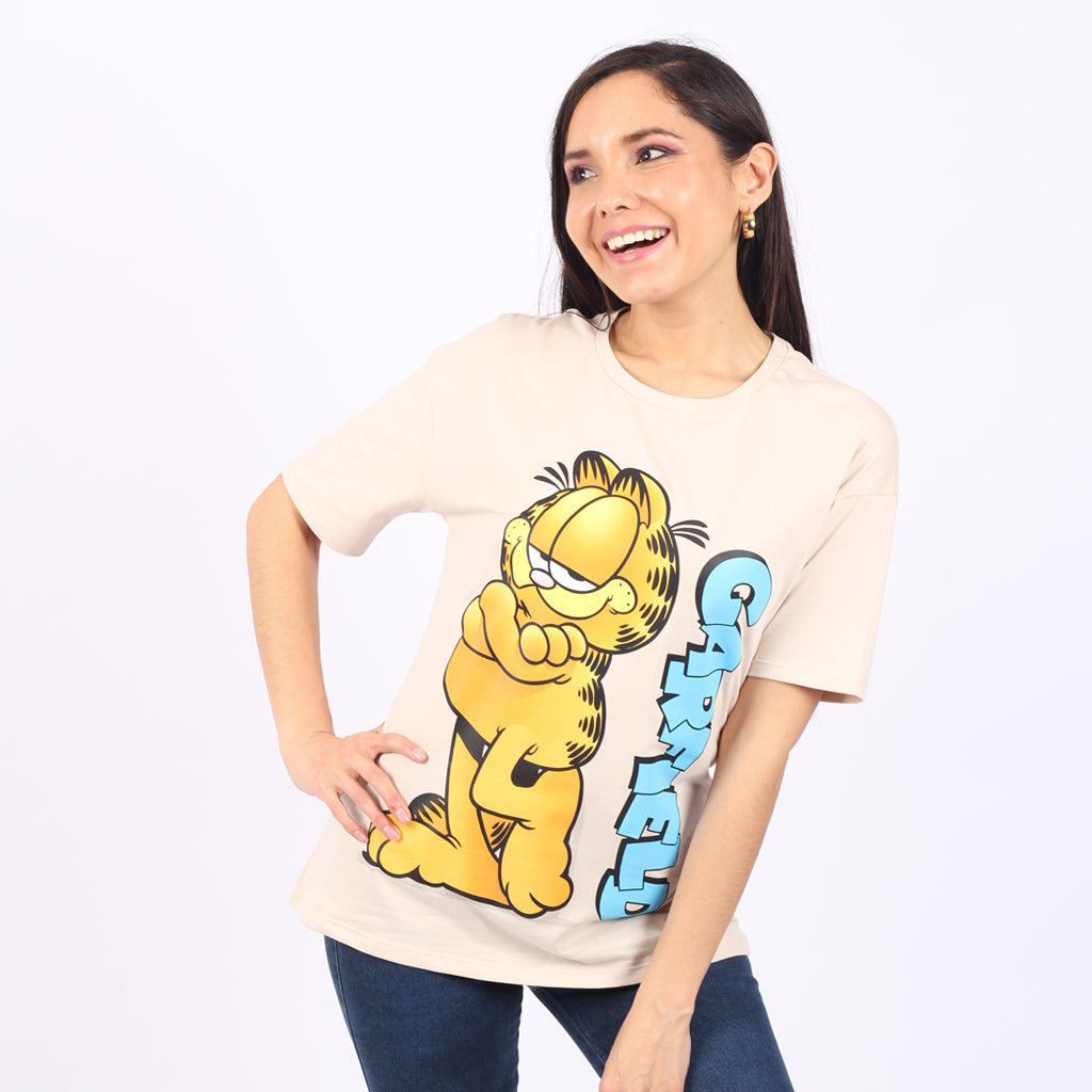 Polo Garfield Manga Corta Mujer - 2x S/60.00