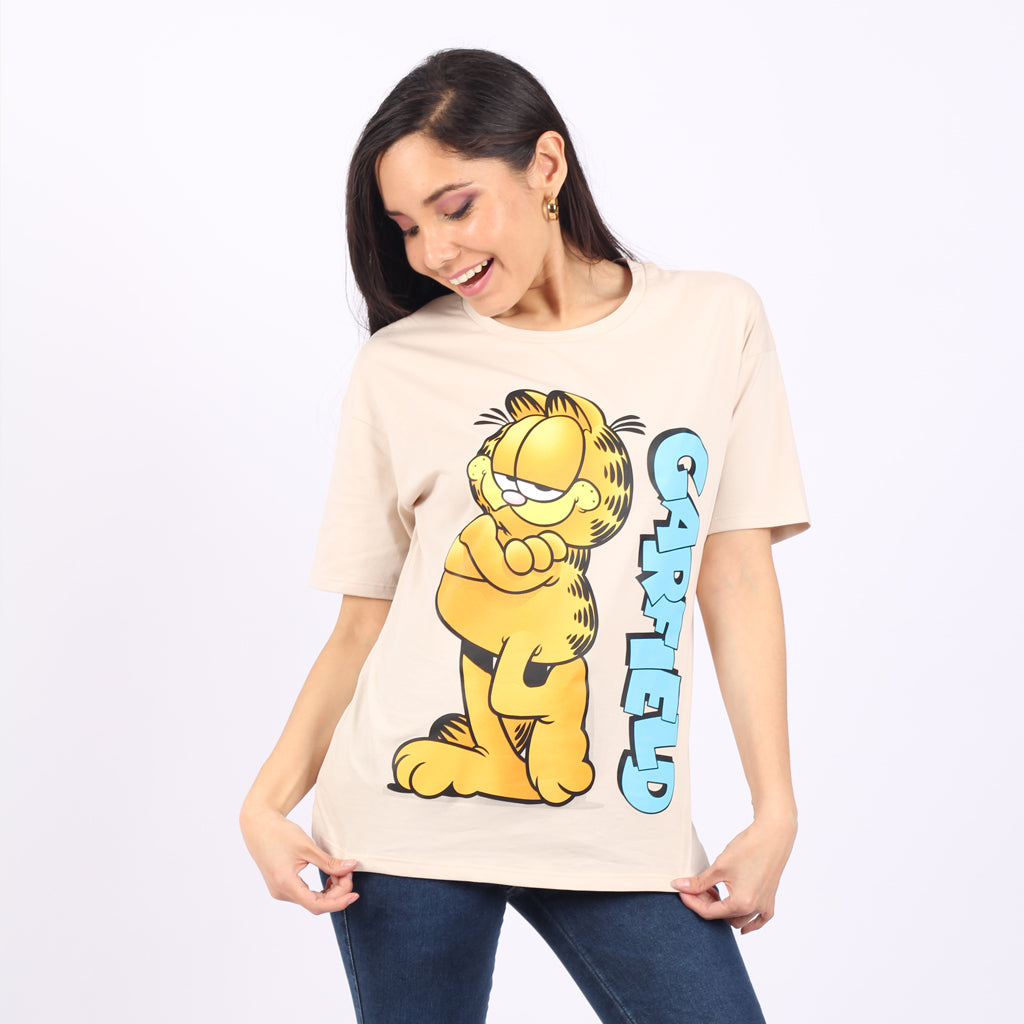 Polo Garfield Manga Corta Mujer - 2x S/60.00