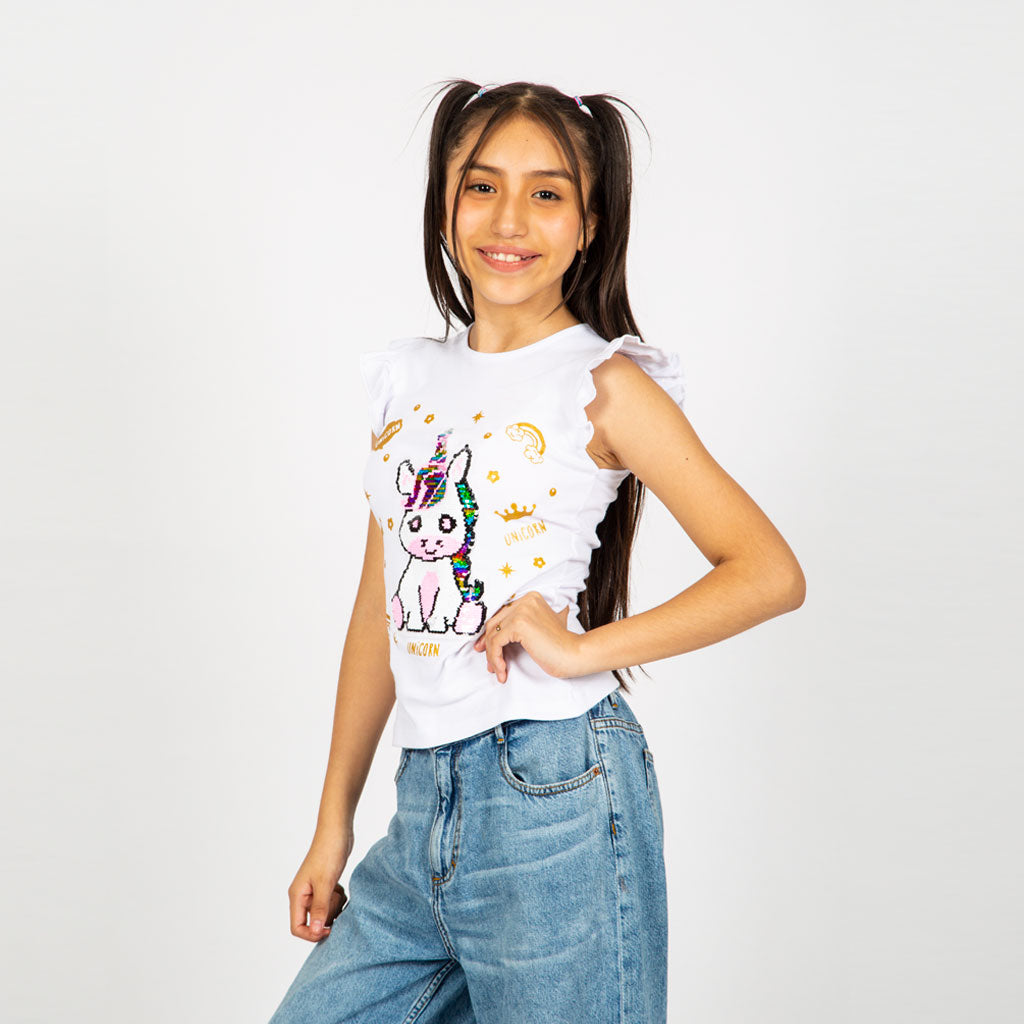 Polo Zaraith Manga Cero Niña