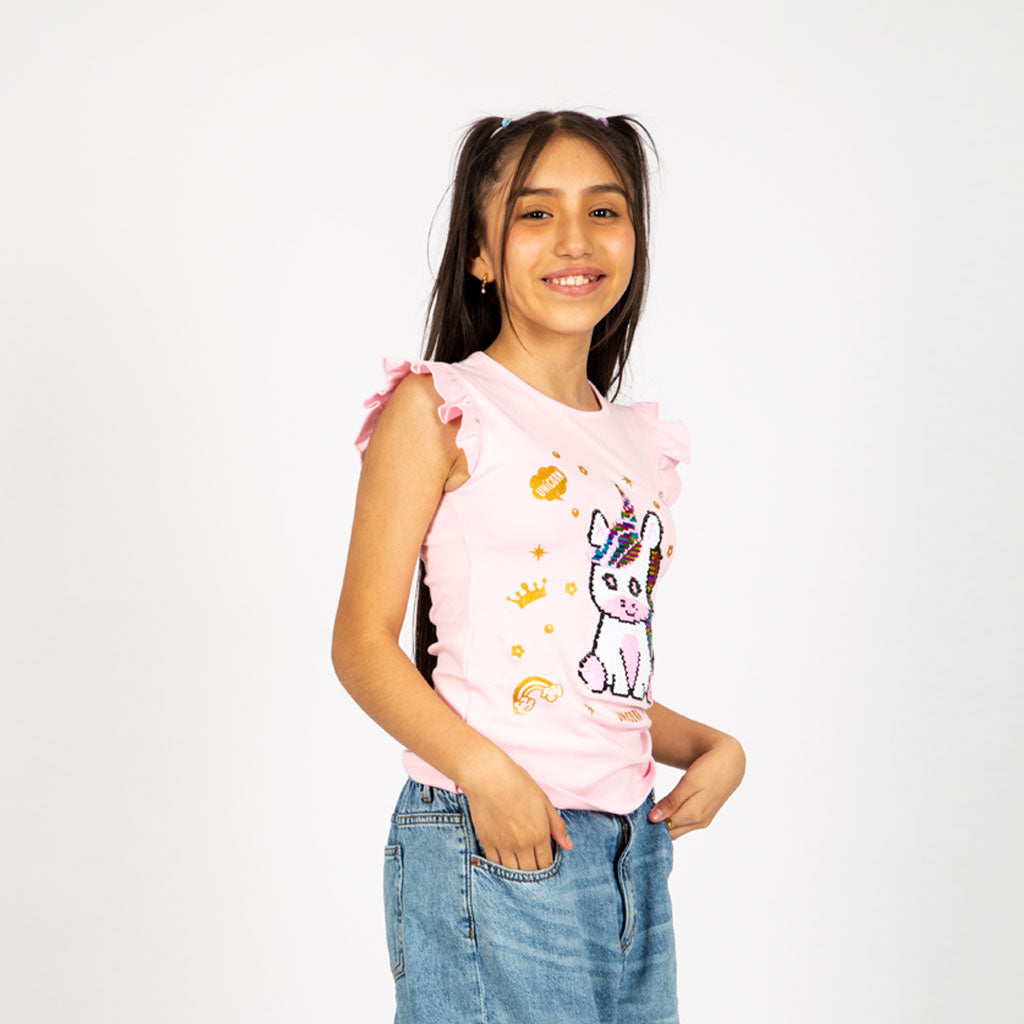 Polo Zaraith Manga Cero Niña