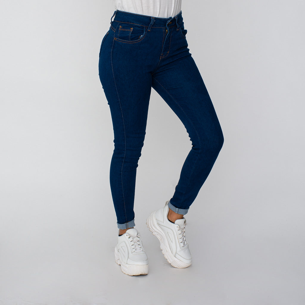 Pantalón Denim Stretch Mujer