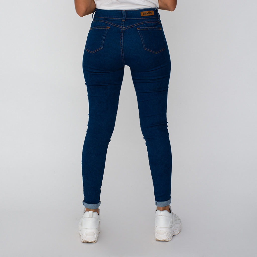 Pantalón Denim Stretch Mujer