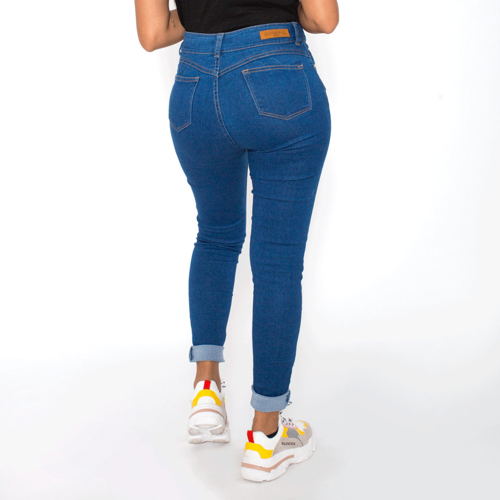 Pantalón Denim Stretch Mujer