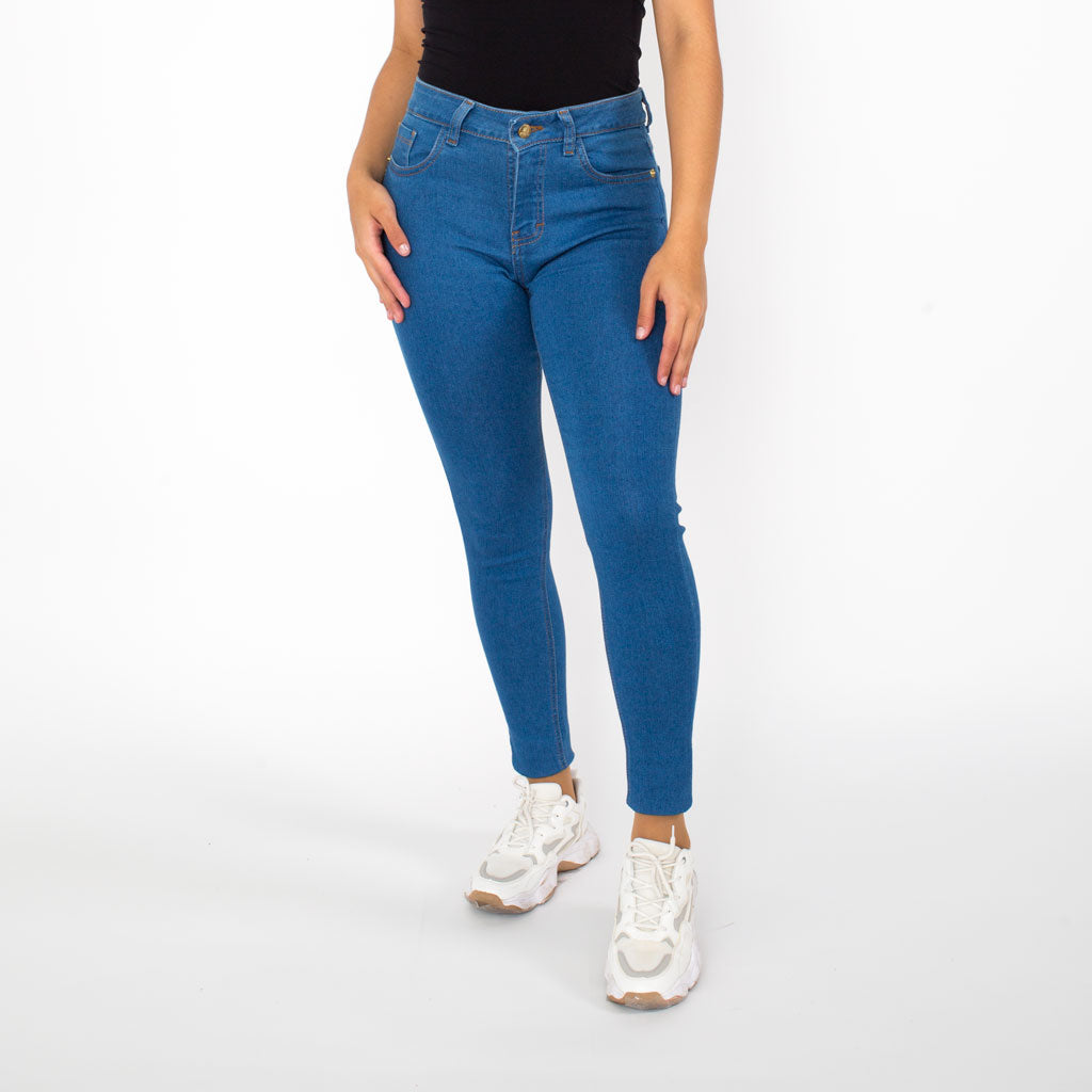Pantalón Denim Stretch Mujer