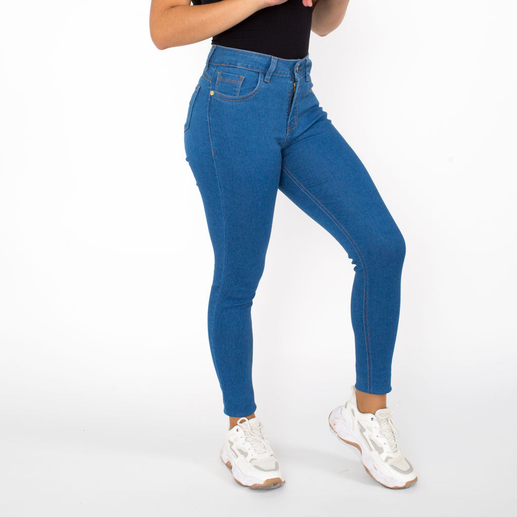 Pantalón Denim Stretch Mujer