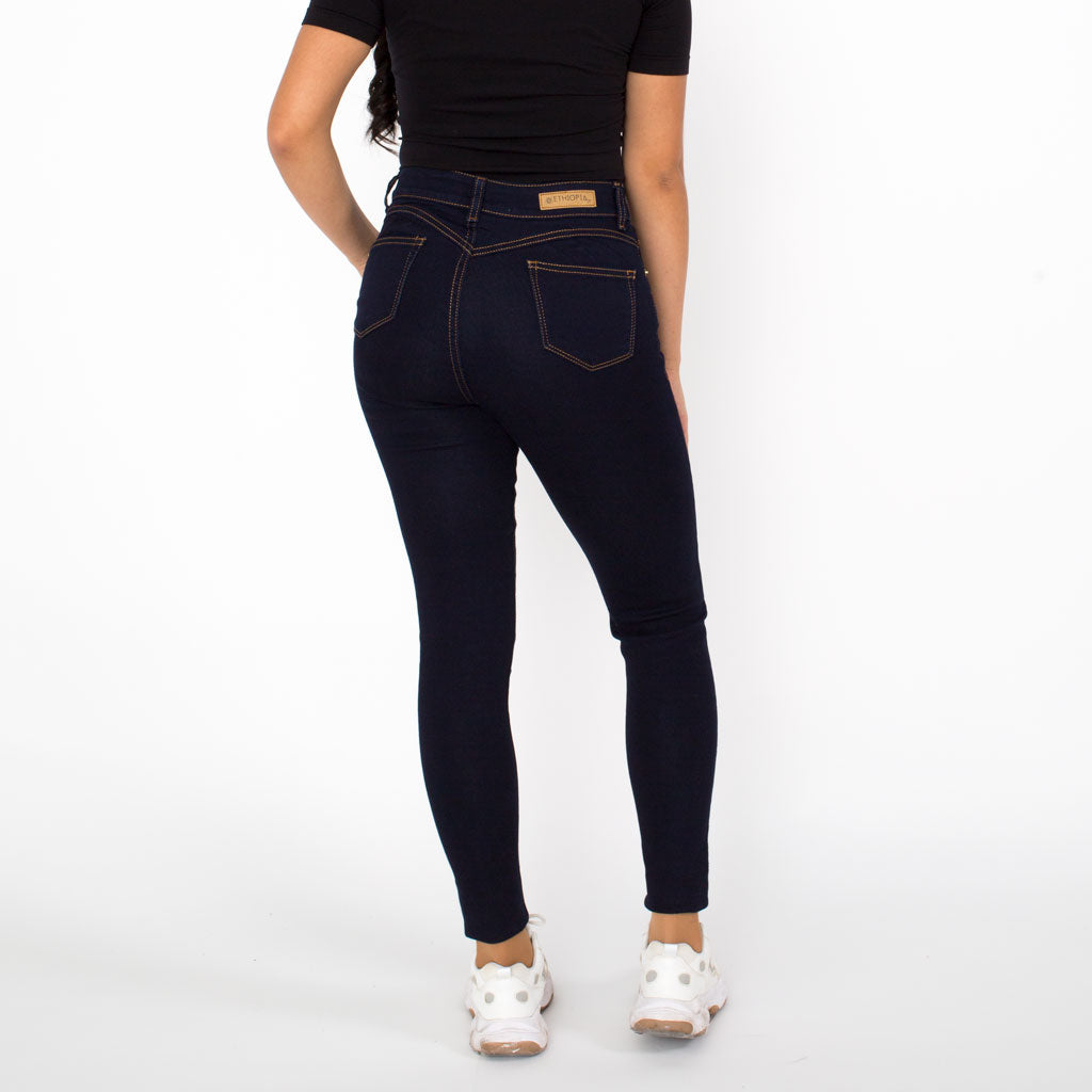 Pantalón Denim Stretch Mujer