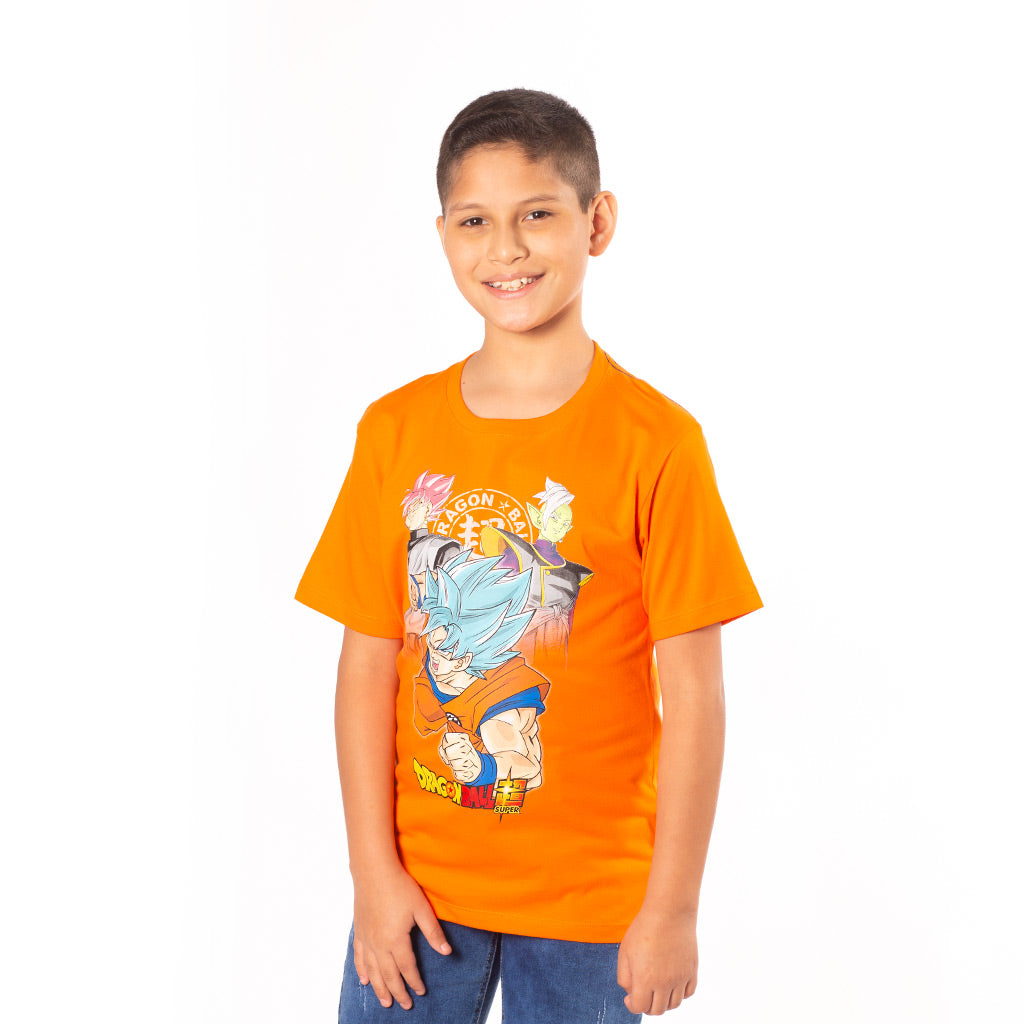 Polo Dragon Ball Manga Corta Niño