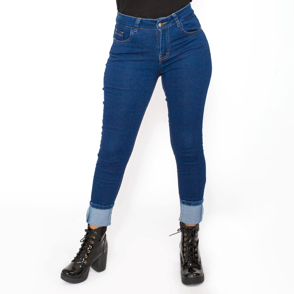 Pantalón Denim Stretch Mujer