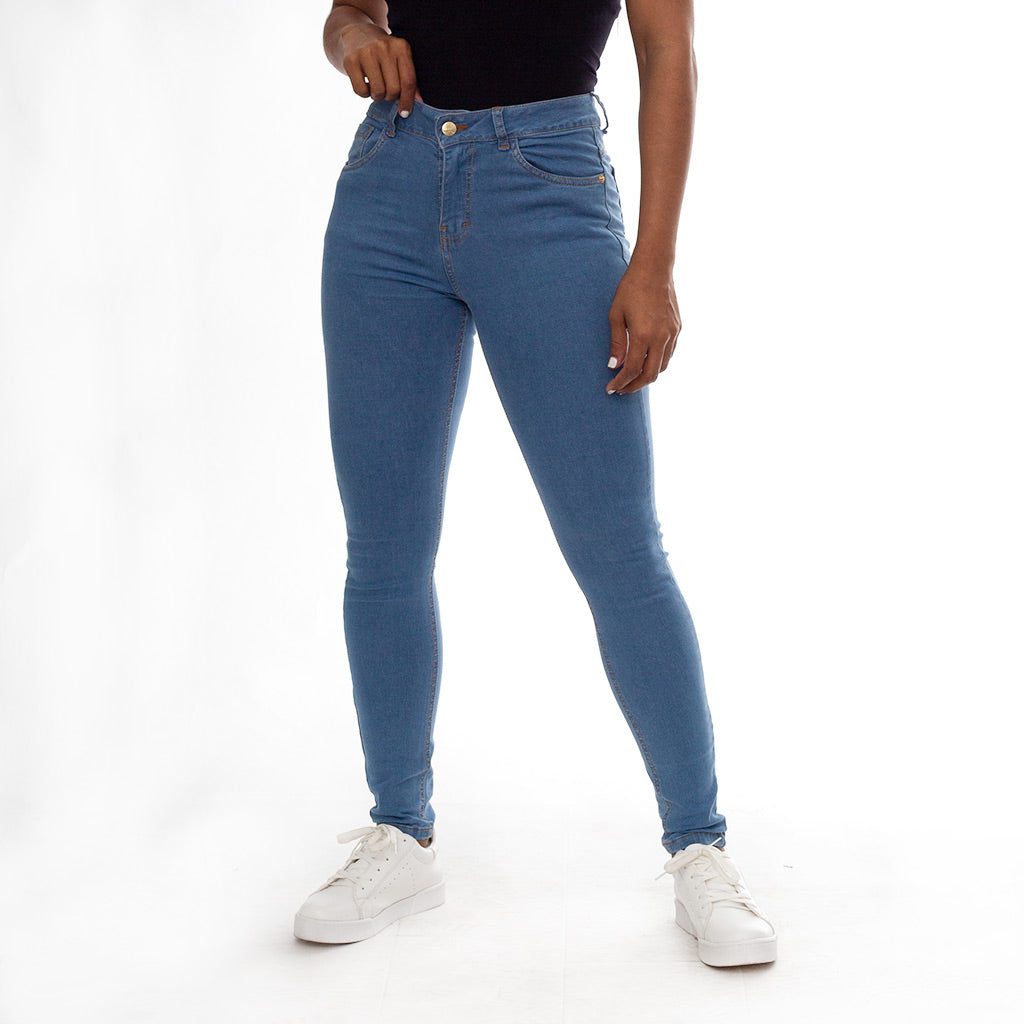 Pantalón Denim Stretch Mujer