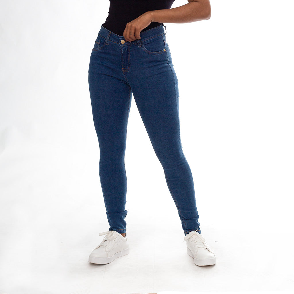 Pantalón Denim Stretch Mujer