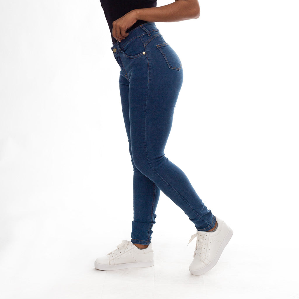 Pantalón Denim Stretch Mujer