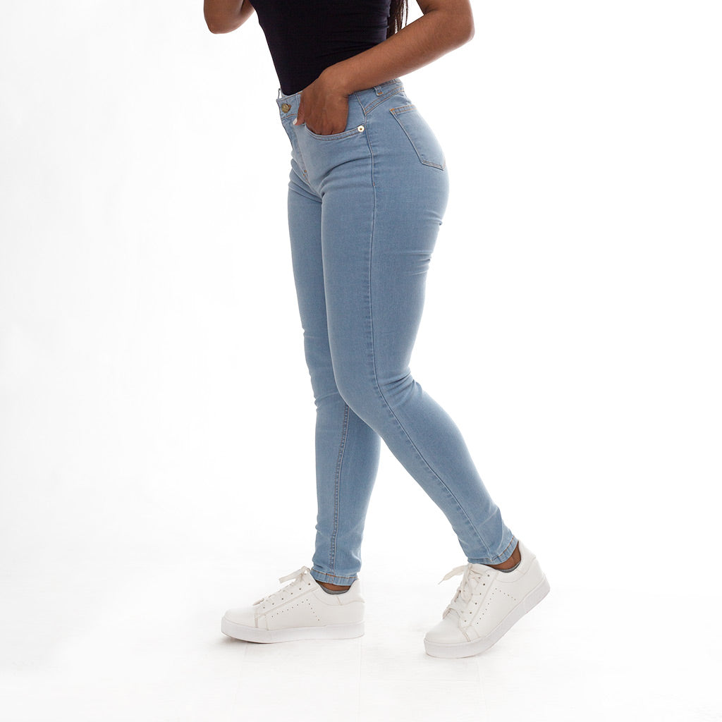 Pantalón Denim Stretch Mujer