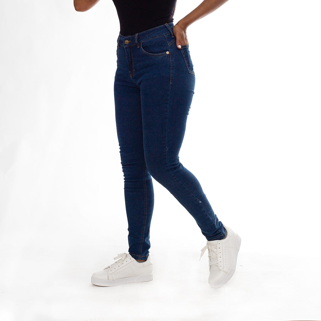 Pantalón Denim Stretch Mujer