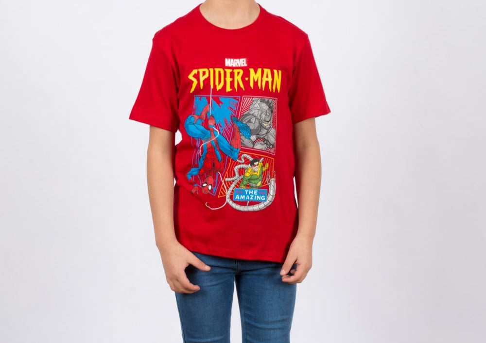 Polo Spiderman Manga Corta Niño