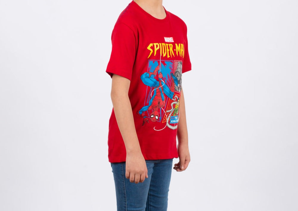Polo Spiderman Manga Corta Niño