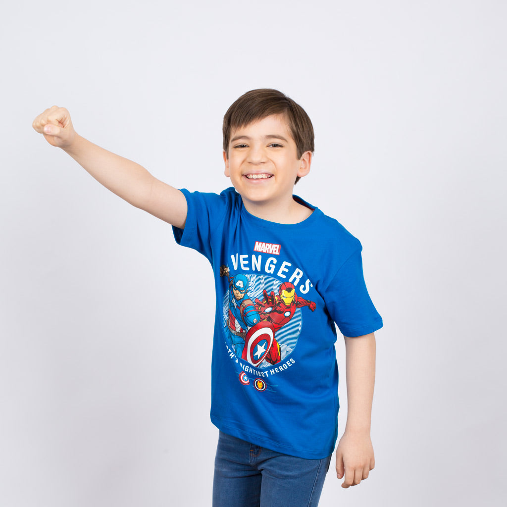 Polo Avengers Manga Corta Niño