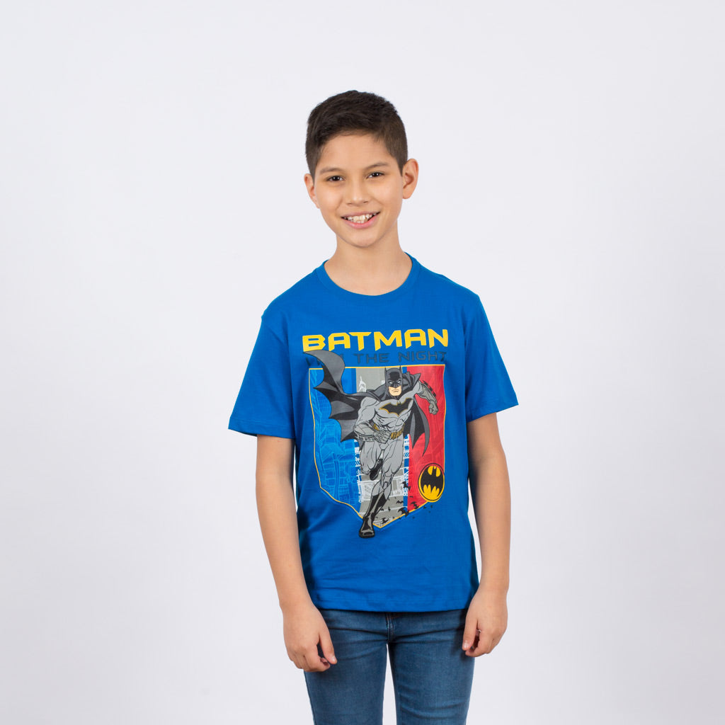 Polo Batman Manga Corta Niño - S/9.90