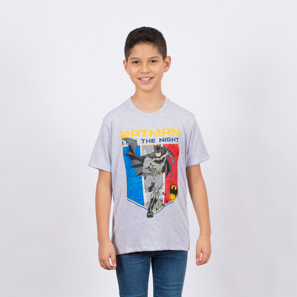 Polo Batman Manga Corta Niño - S/9.90