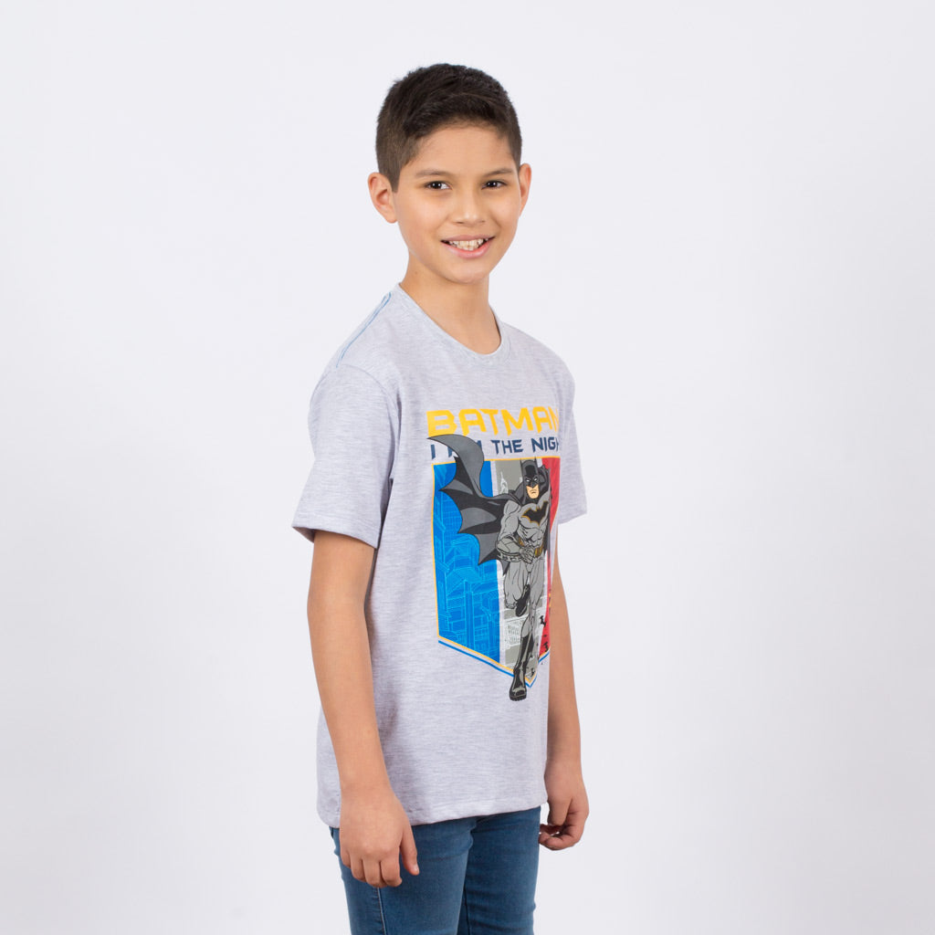 Polo Batman Manga Corta Niño - S/9.90